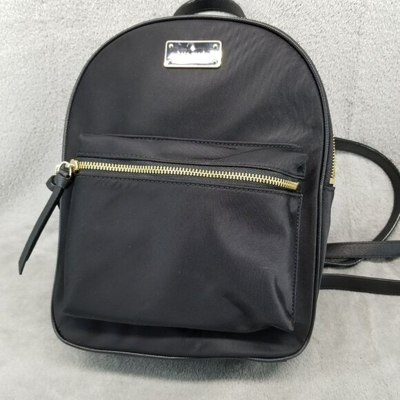 Kate Spade Purse Womens Black Nylon Bradley Wilson Road Backpack 11x9x6 - Picture 3 of 15